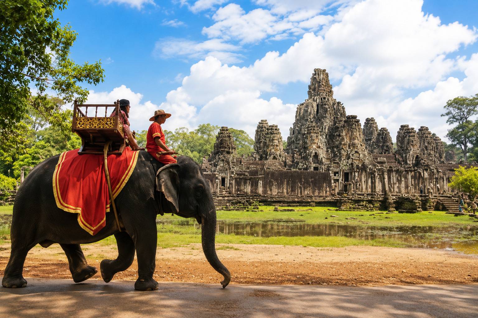 Angkor In Cambodia
