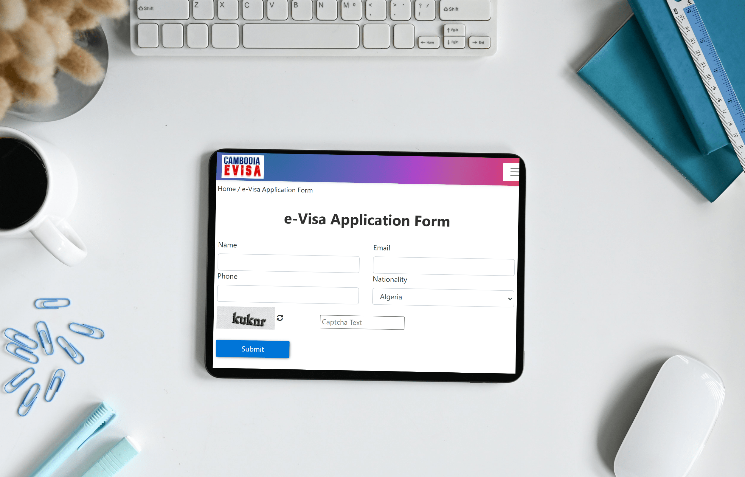 Cambodia visa application process