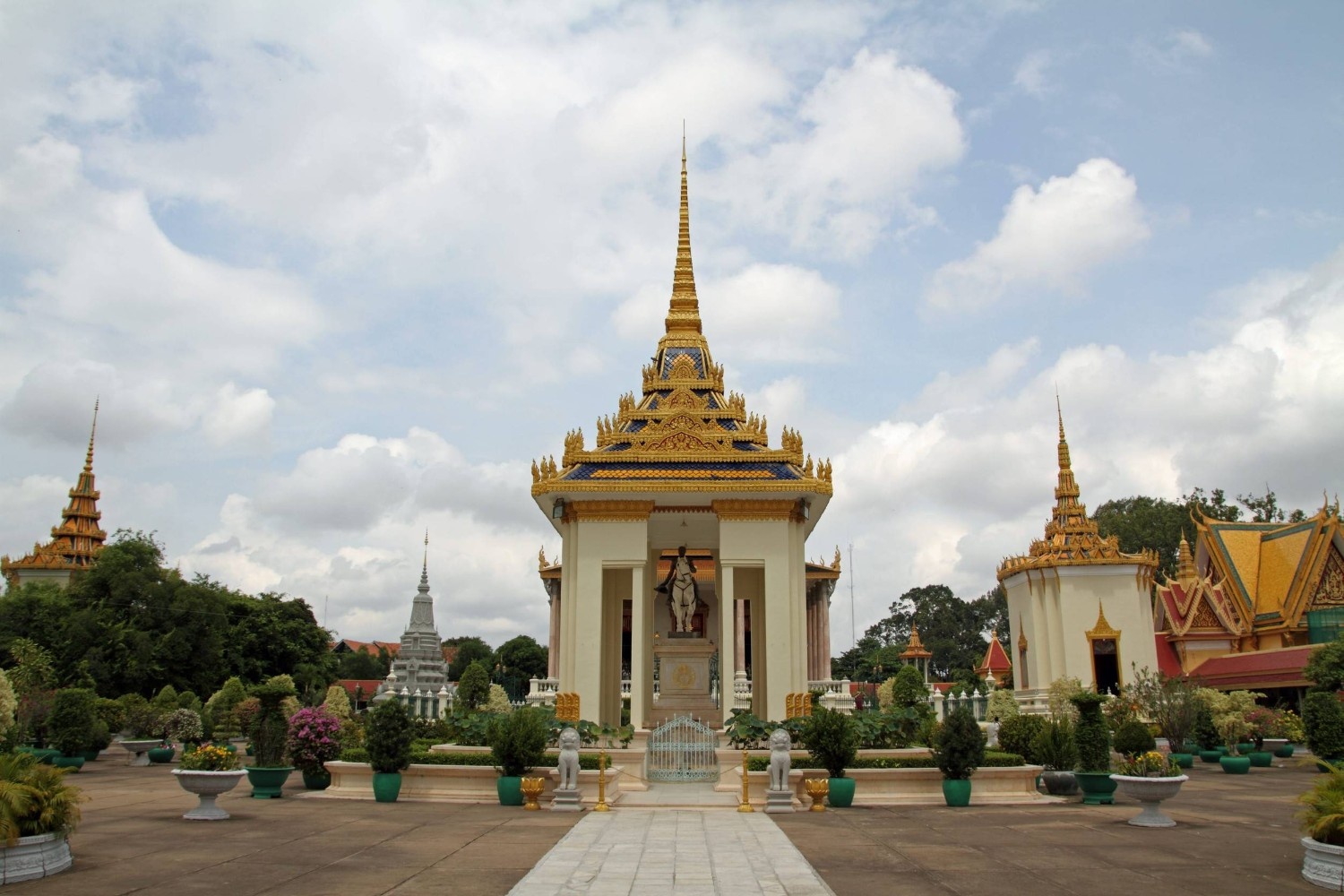 Silver Pagoda In Phnom Penh Cambodia