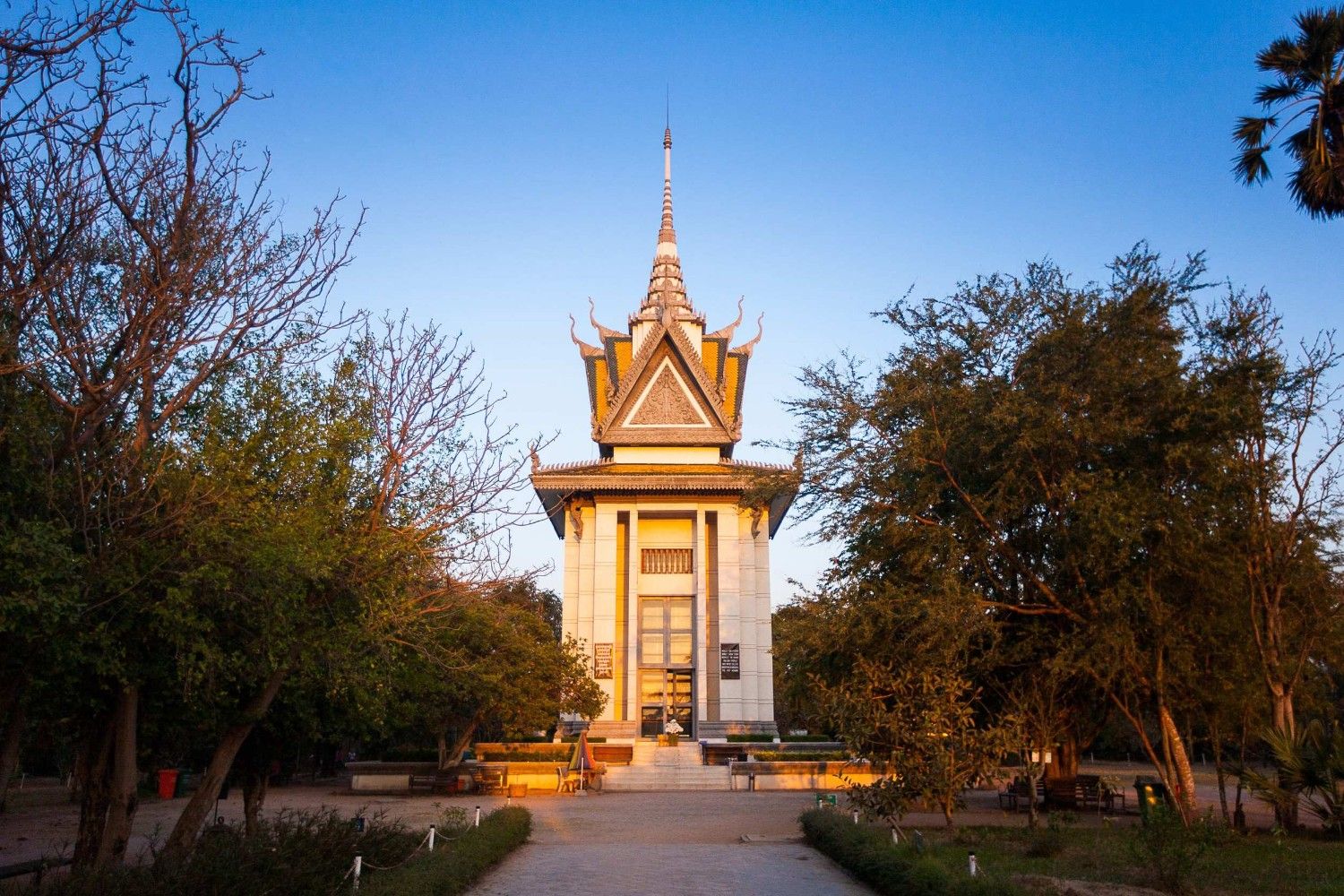 Skull Pagoda At Choeung Ek Phnom Penh