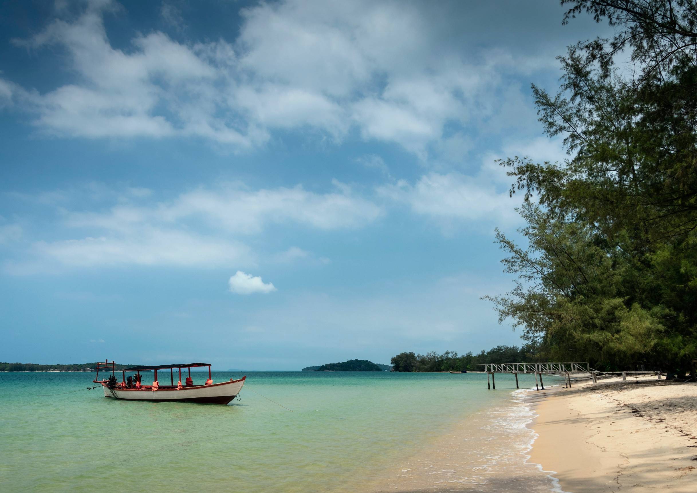 Tourist Boat At Koh Ta Kiev